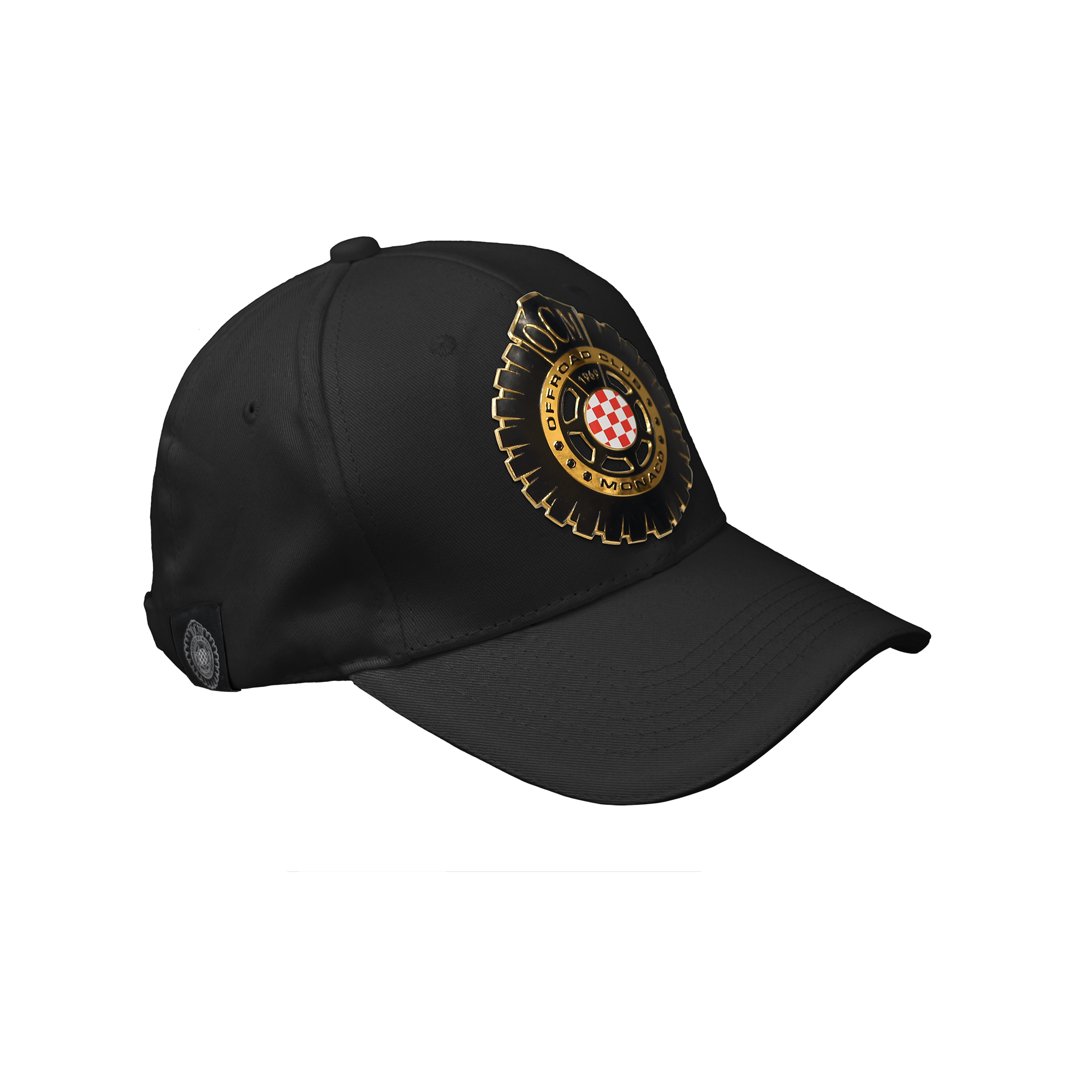 Cappellino nero con patch in TPU
