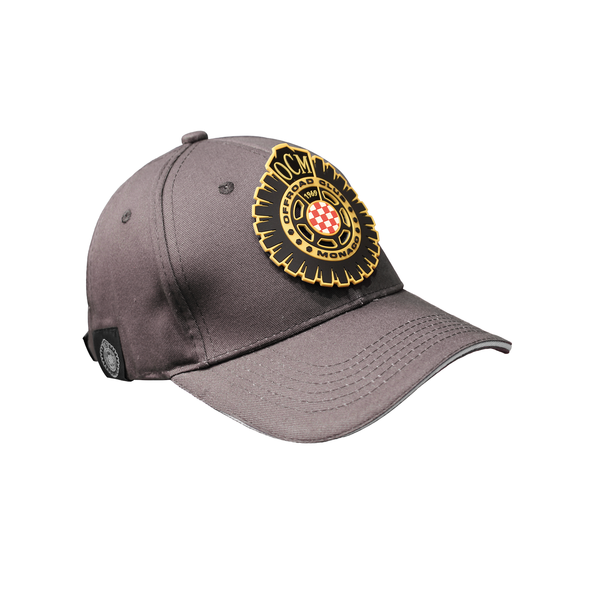 Cappellino antracite con patches oro intercambiabile