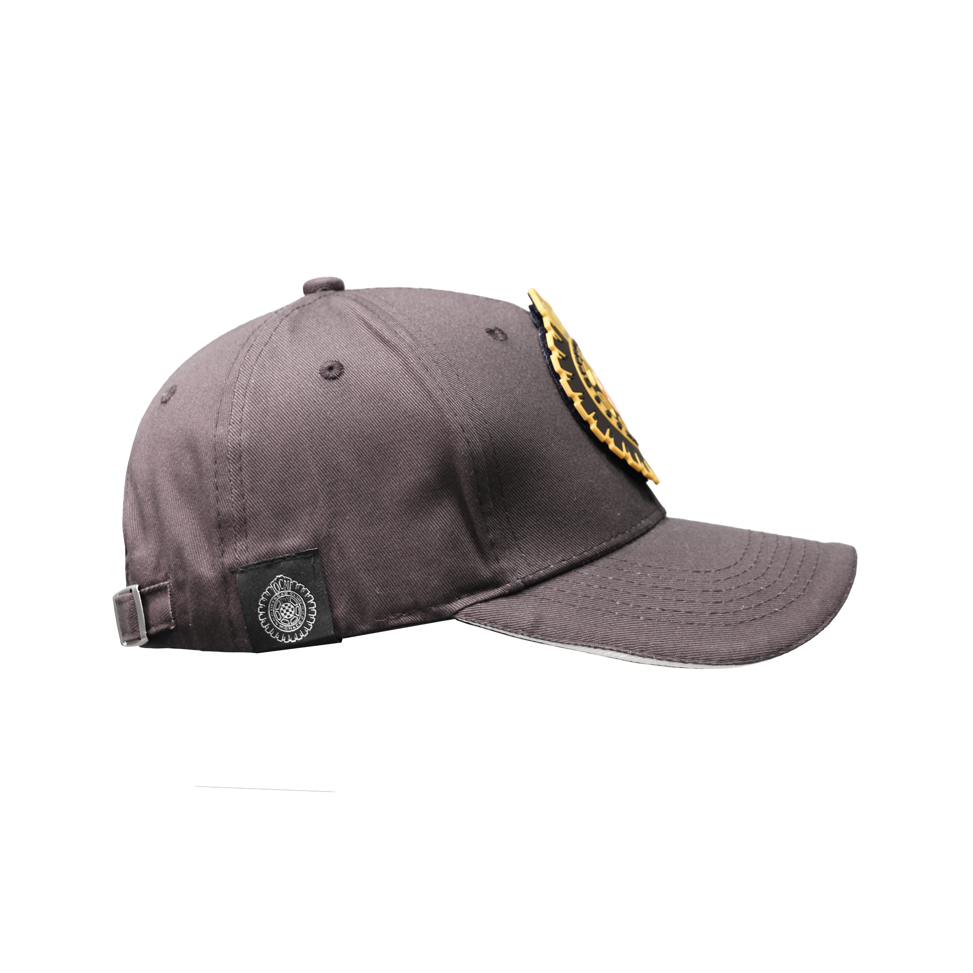 Cappellino antracite con patches oro intercambiabile - immagine 2