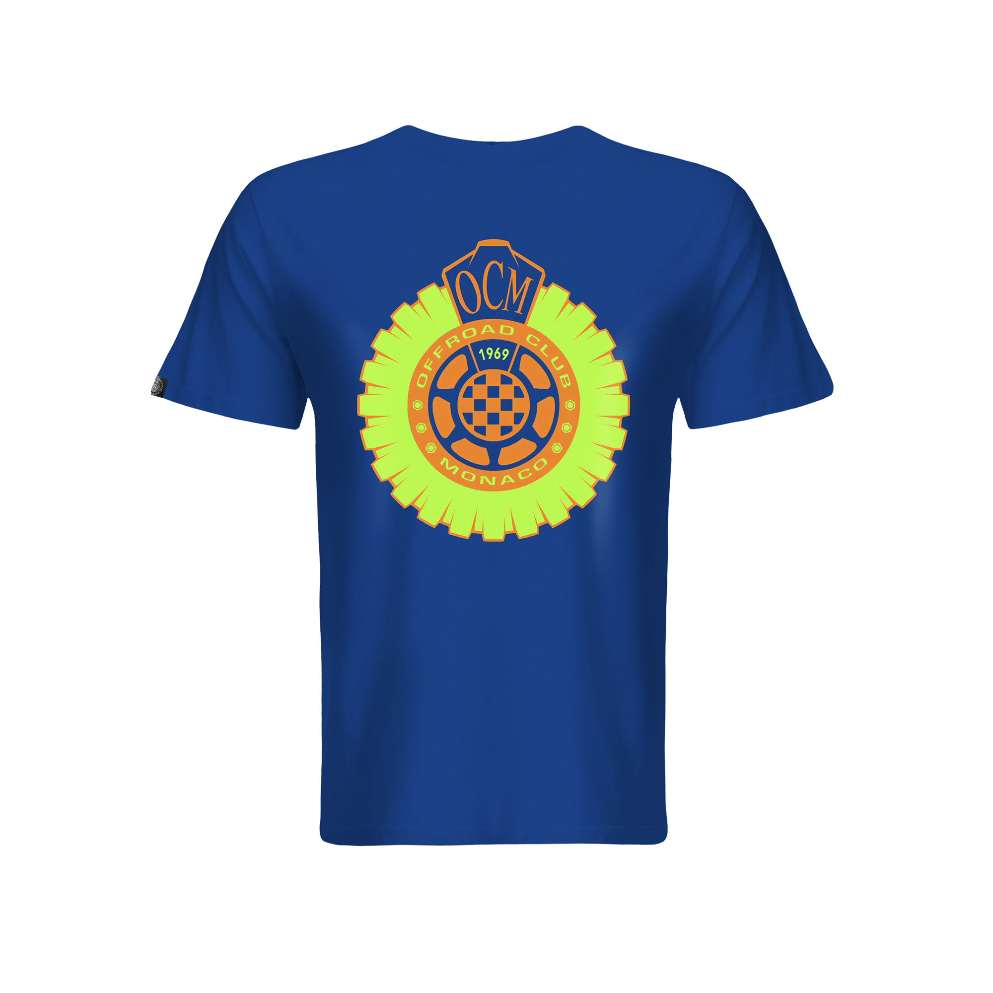 T-shirt blu royal fluo