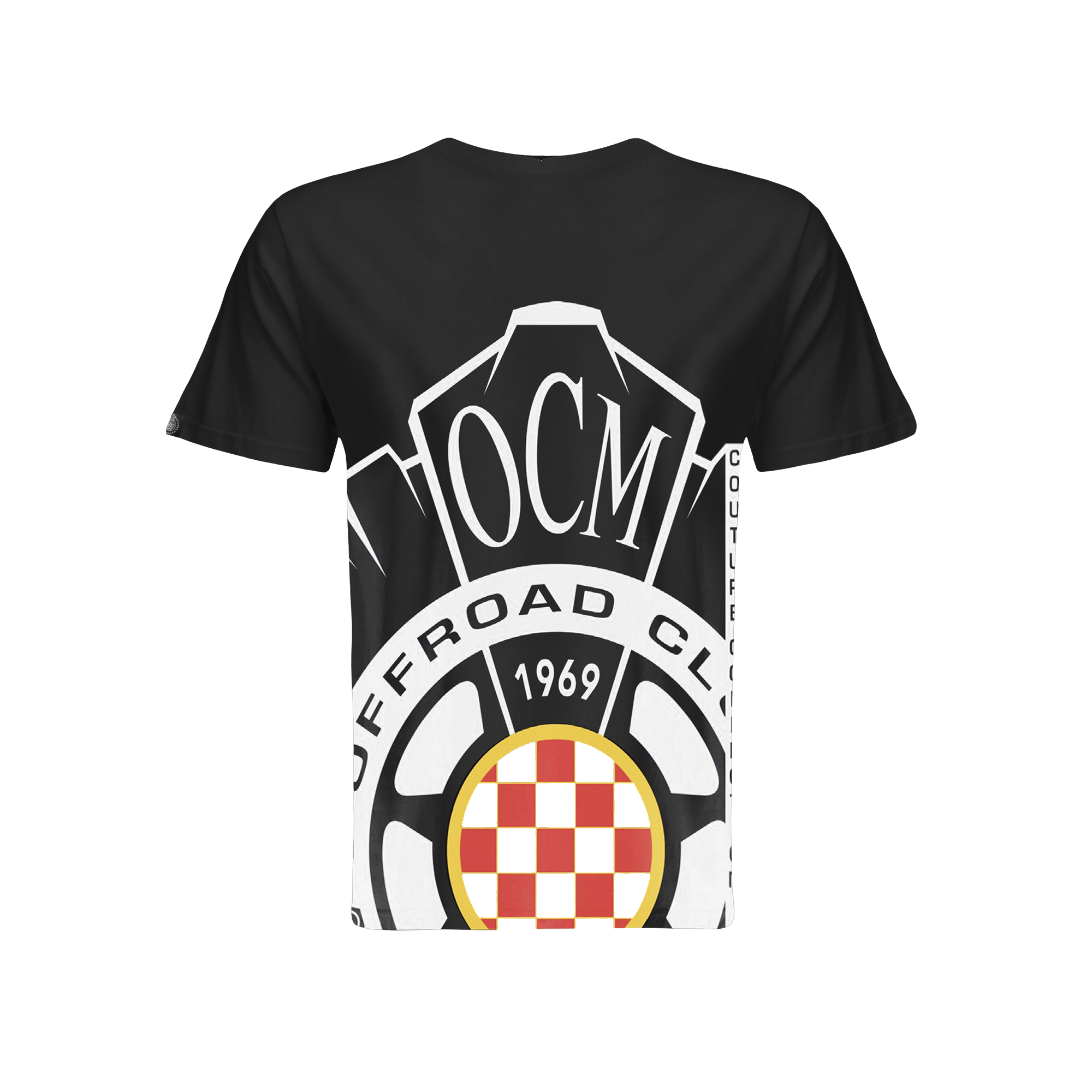 T-shirt allover nera