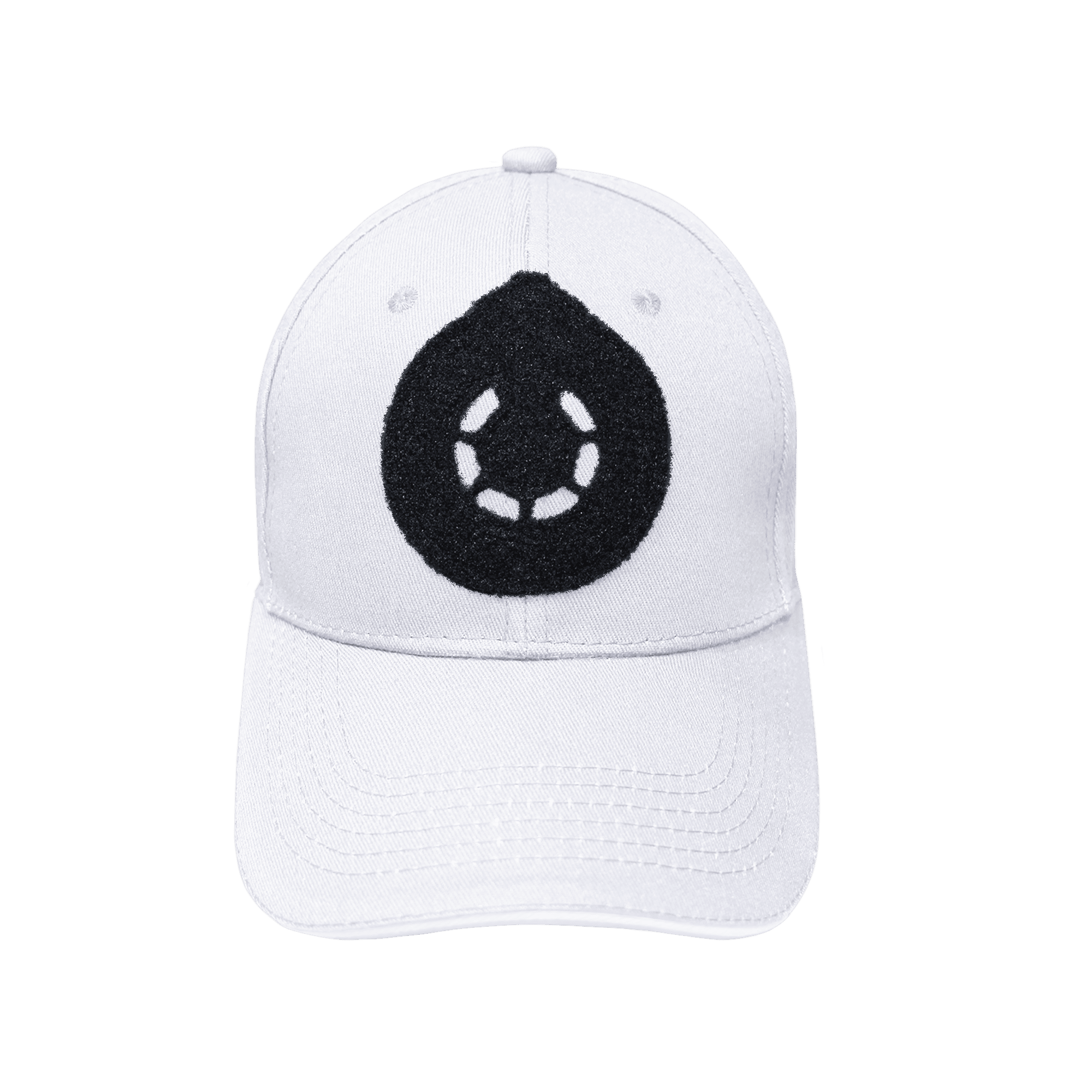 Cappellino bianco con patches oro intercambiabile - immagine 6