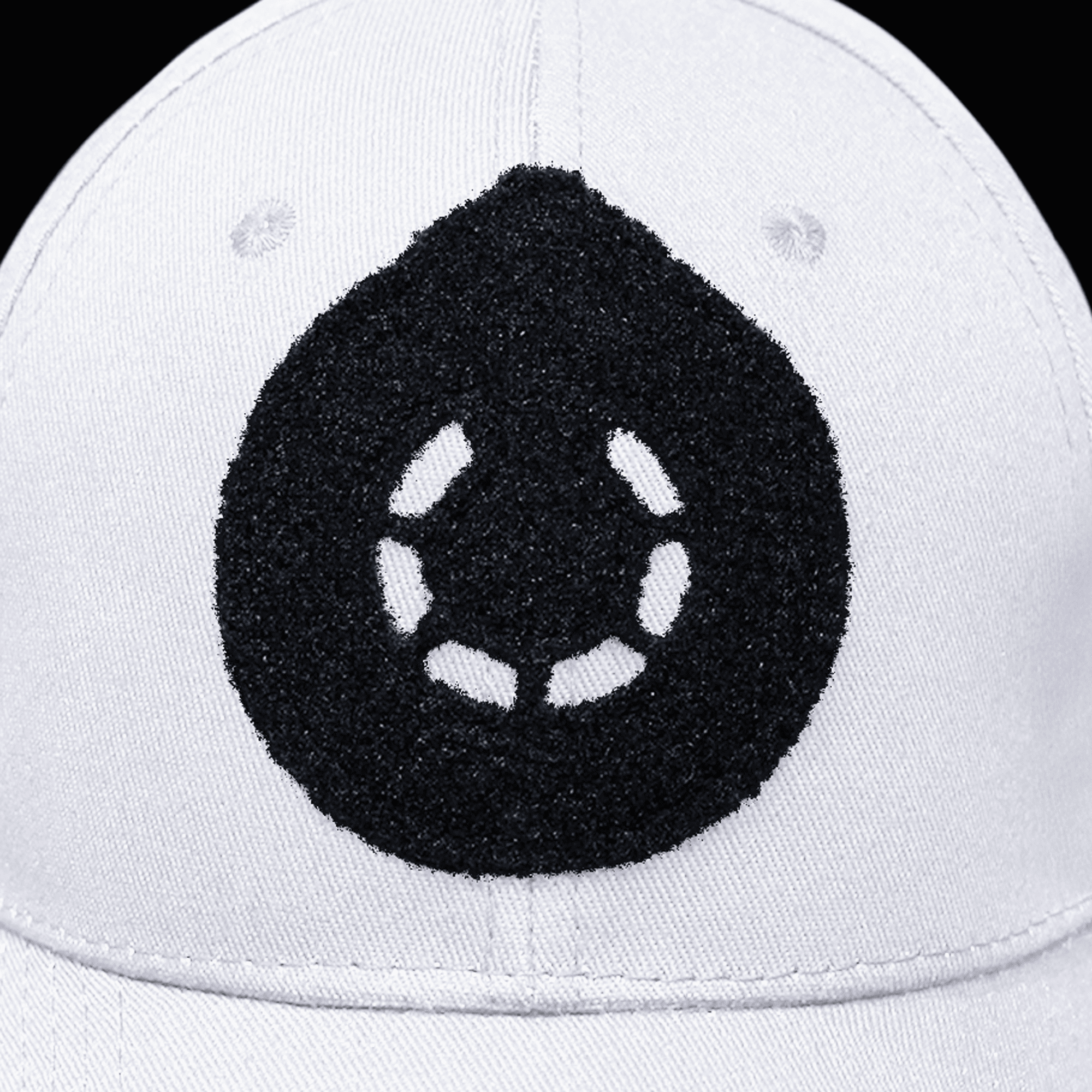 Cappellino bianco con patches oro intercambiabile - immagine 7