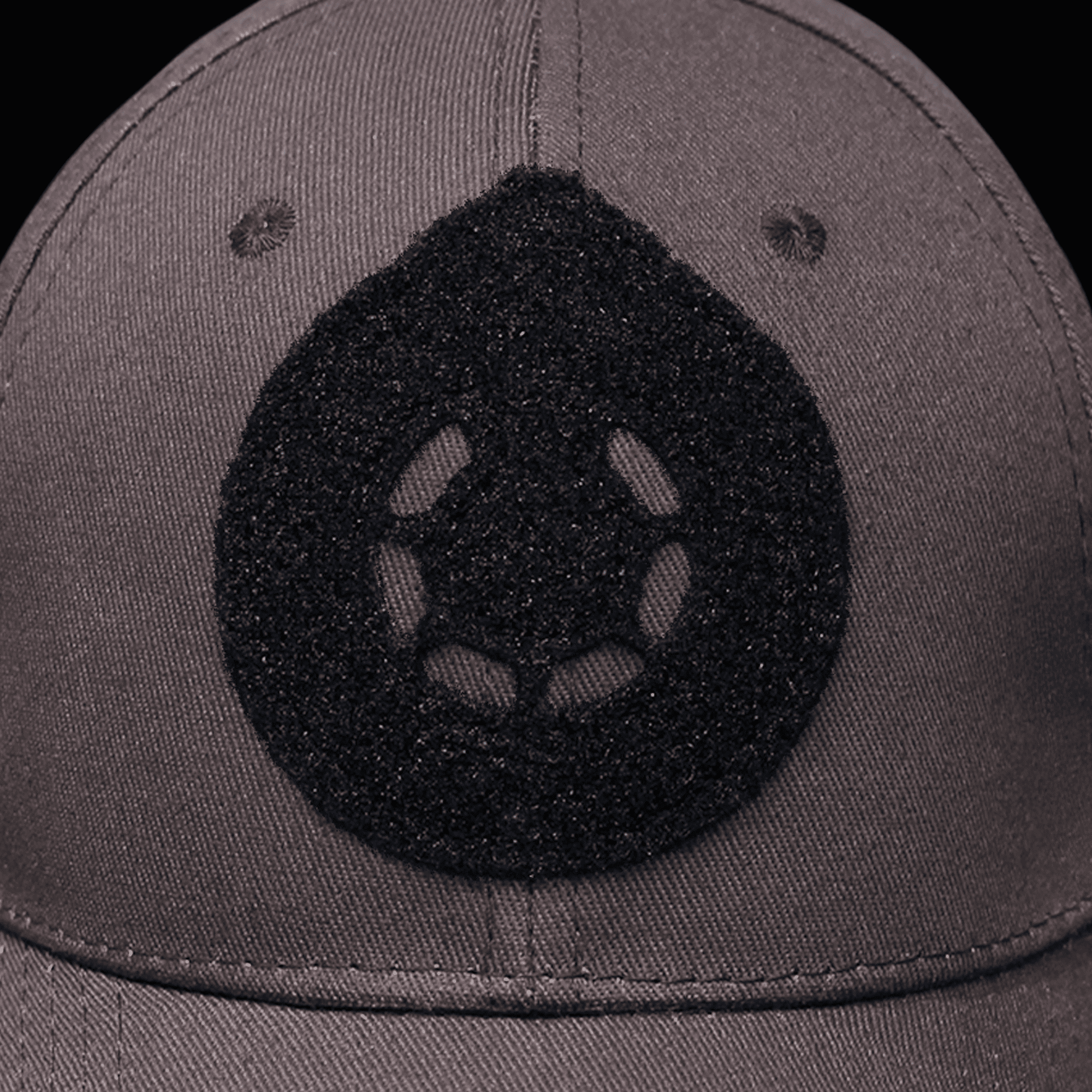 Cappellino antracite con patches oro intercambiabile - immagine 7