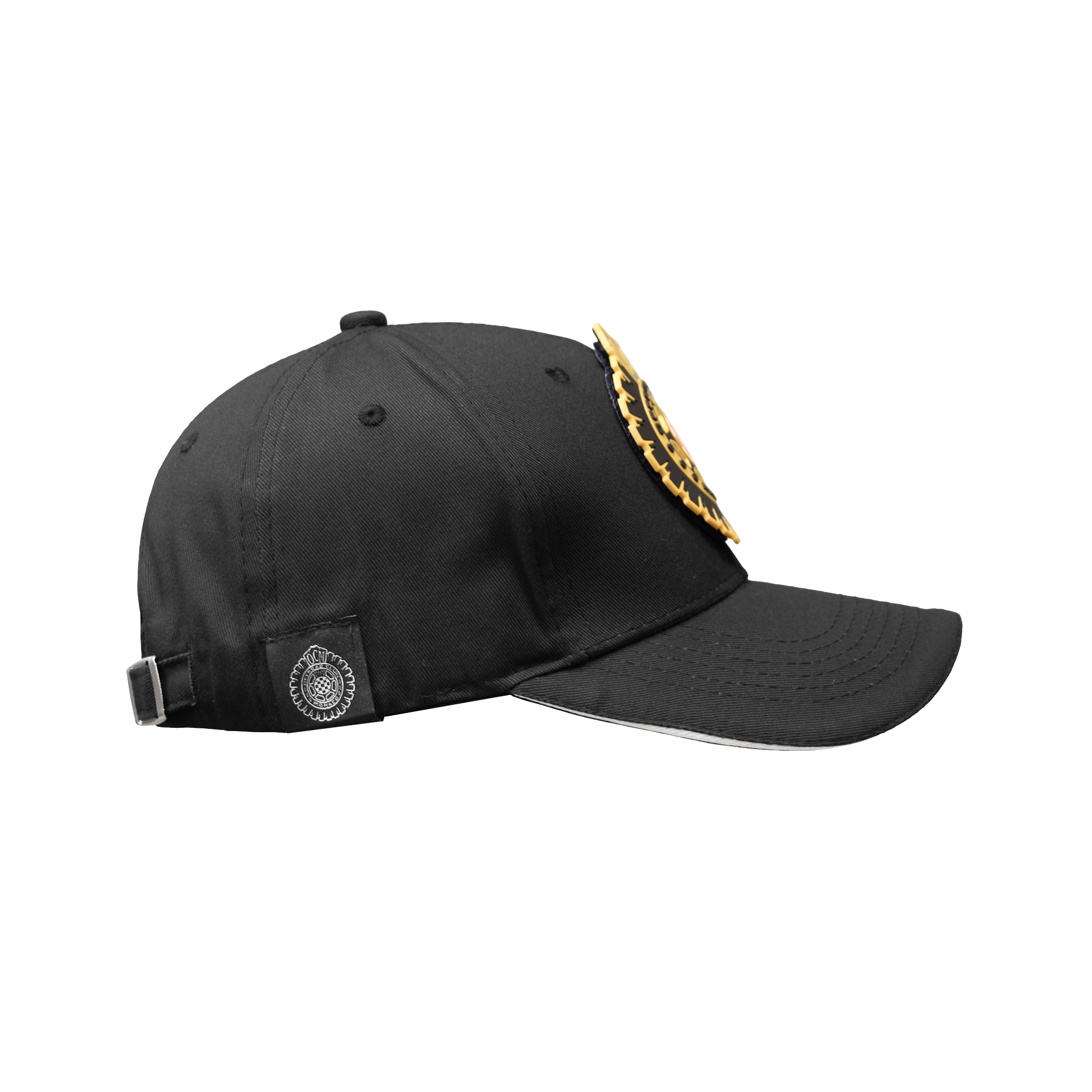 Cappellino nero con patches oro intercambiabile - immagine 2