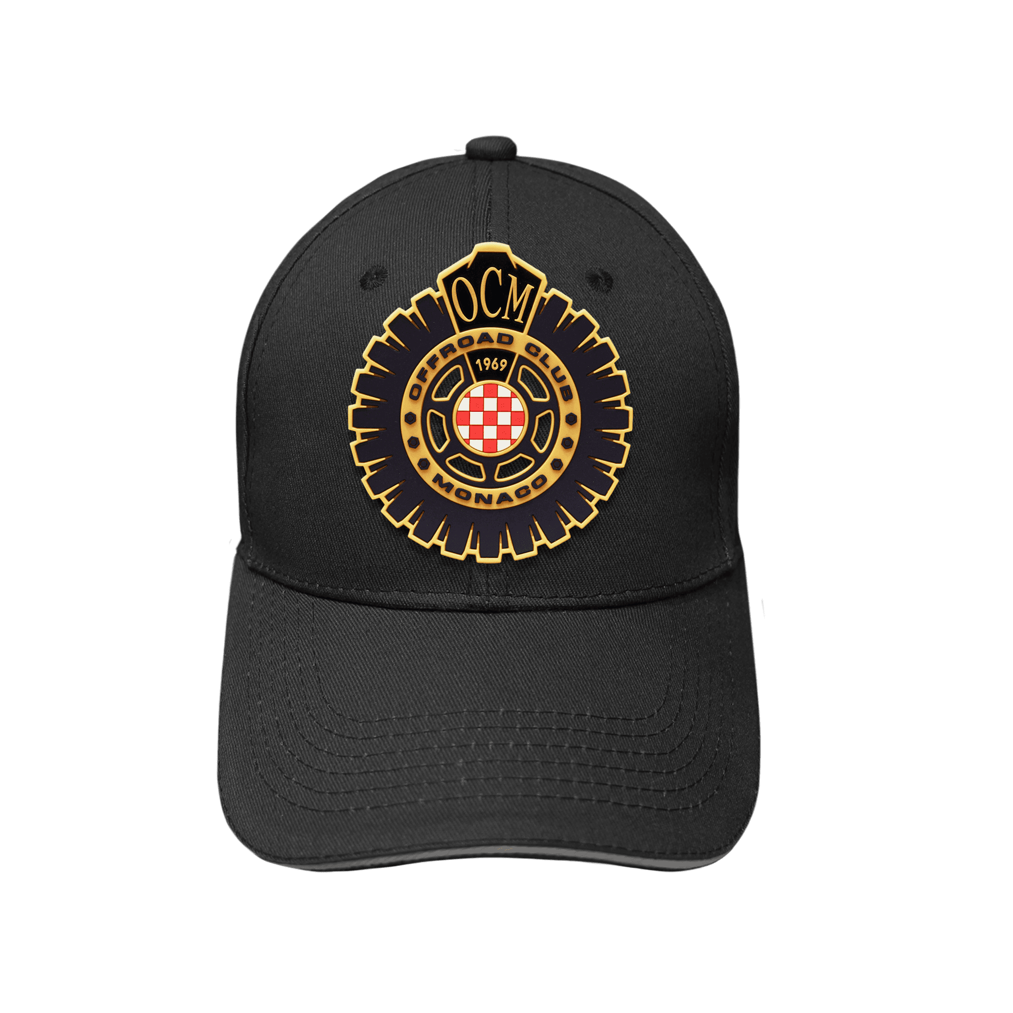 Cappellino nero con patches oro intercambiabile - immagine 3