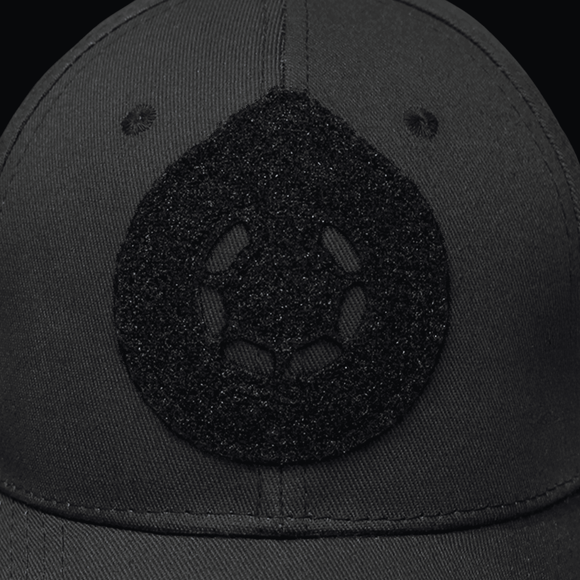 Cappellino nero con patches oro intercambiabile - immagine 7