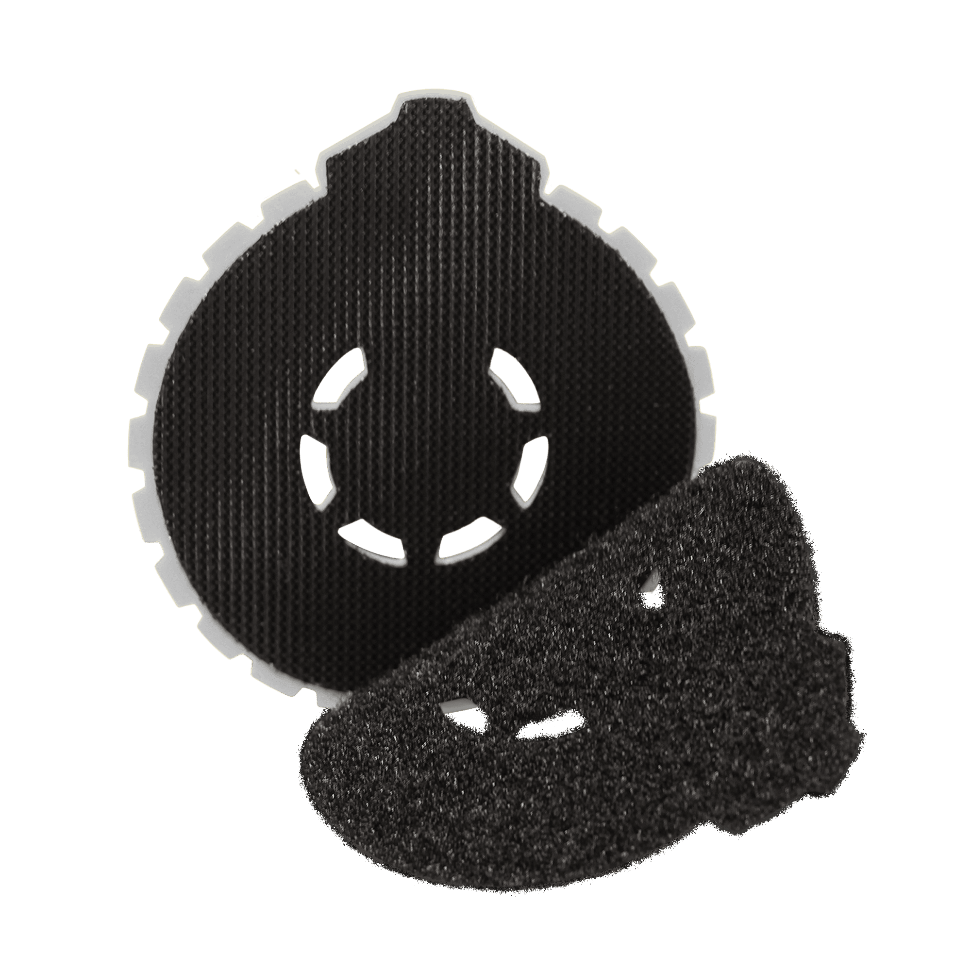 Patch intercambiabile nero e silver in gomma - immagine 3